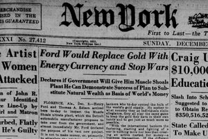 Does crypto Realize Henry Ford’s Dream Of Energy Currency?