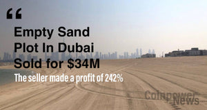 Empty sand plot in Dubai sold for a record $34M