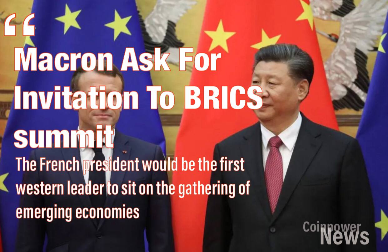 Macron asks for invitation to BRICS summit