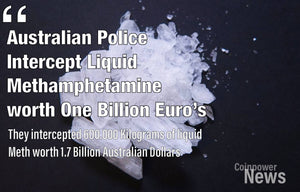 Australian police intercept 1 billion euros in drugs