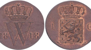 Rare 1818 Dutch Cent Sold Over €100K at Auction